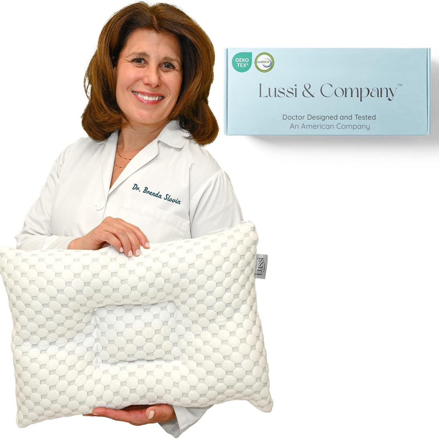 Lussi & Company Signature Pillow Adult Ergonomic Comfort